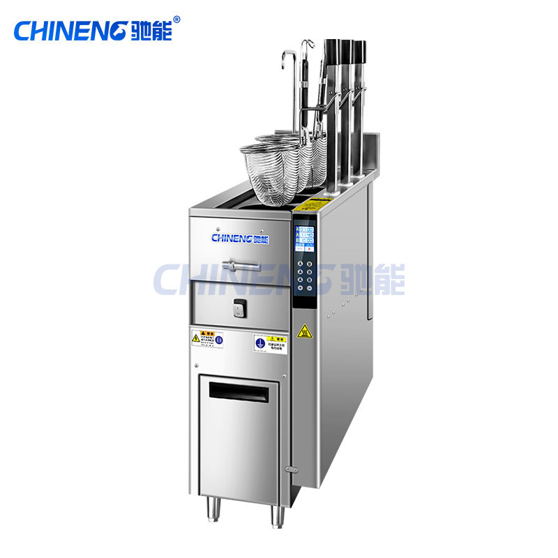 Automatic lift cooking furnace