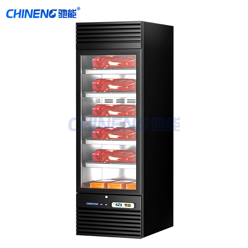 Beef matured into cabinet