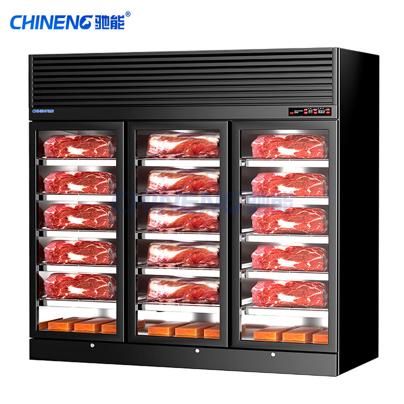 Beef matured into cabinet