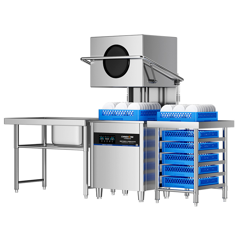 Open-top dishwasher