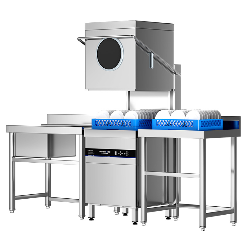 Open-top dishwasher