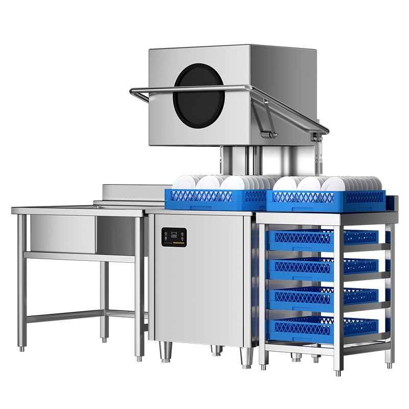 Open-top dishwasher