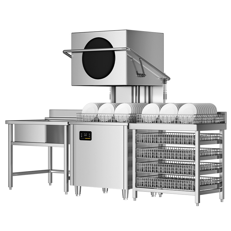 Open-top dishwasher