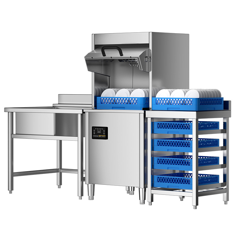 Open-top dishwasher