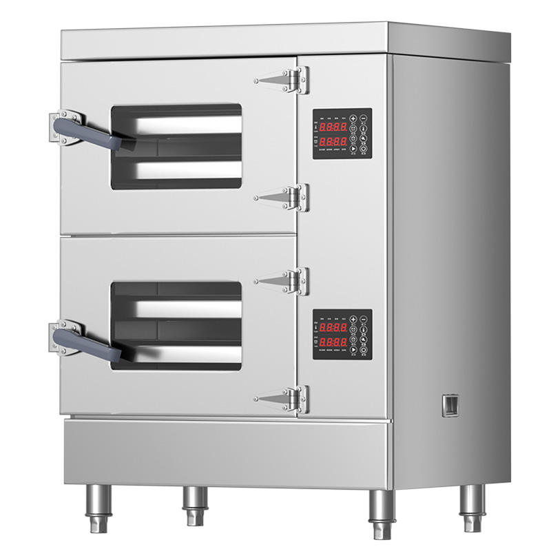 Three door through window steam cabinet